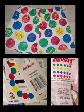 NWT Twister Game Mens Boxer Shorts boxers Size L 36-38